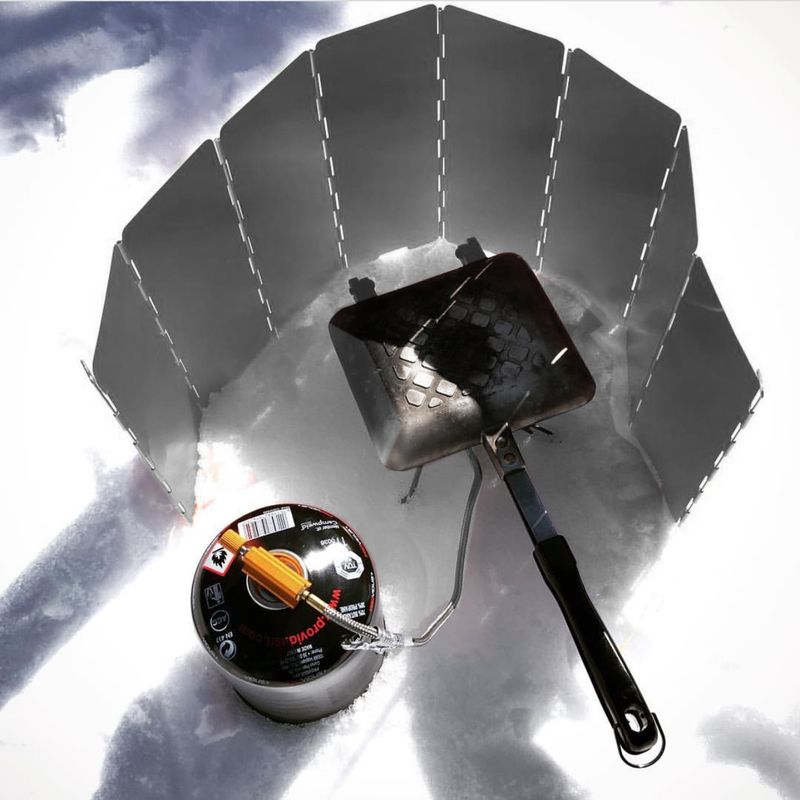 VINDSKJERM 8-FOLDET SØLV