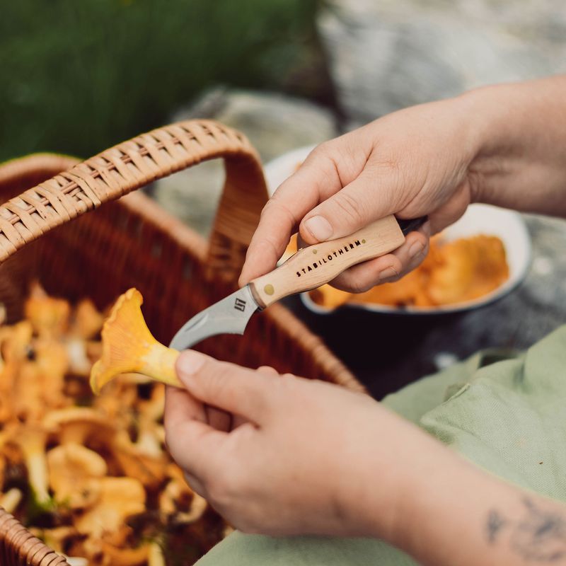 Soppkniv med børste – sammenleggbar 