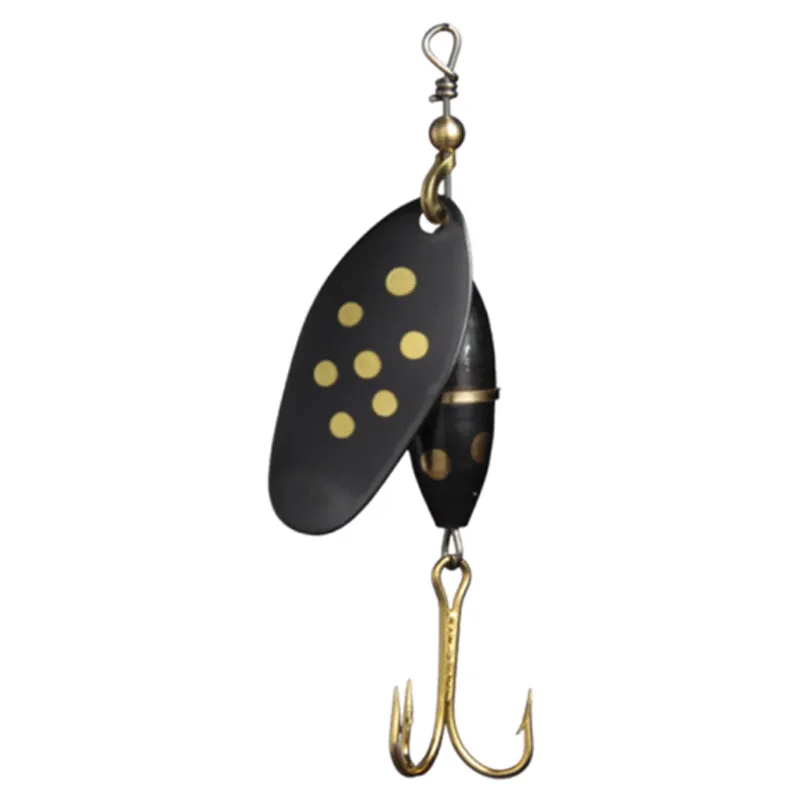 Myrans panter spinner 7g sort/gull